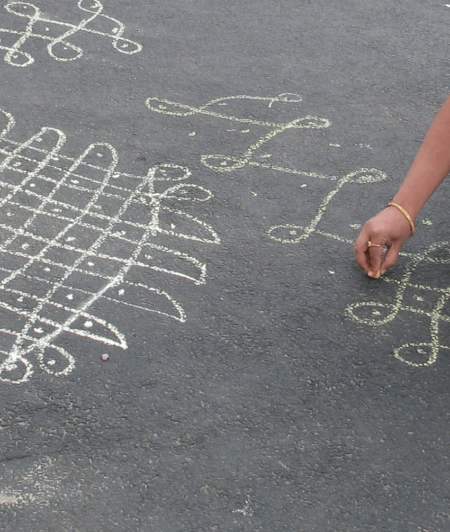 Rangoli decoration